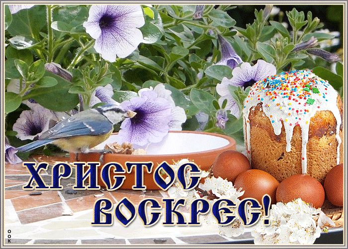 Картинки с Пасхой - Христовым Воскресением (215 открыток). Гифки с надписью Христос Воскресе
