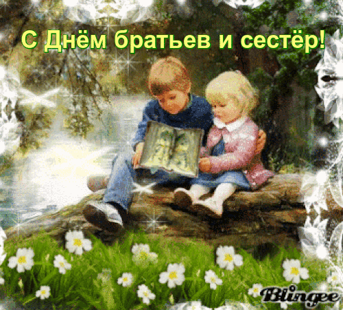 Картинки с Днем братьев и сестер (115 открыток). День братьев и сестер: гифки и анимационные открытки