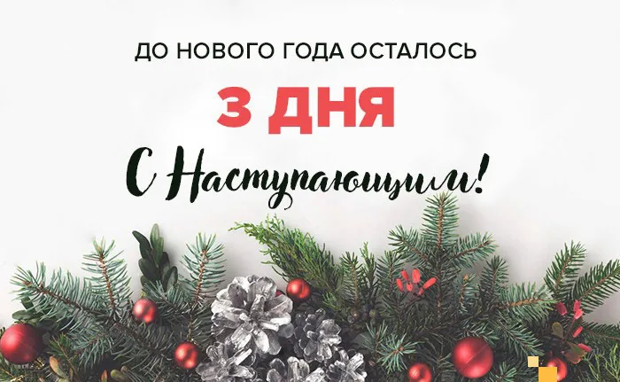 Красивые картинки до Нового года осталось 3 дня. Красивые и прикольные картинки до Нового года осталось 3 дня