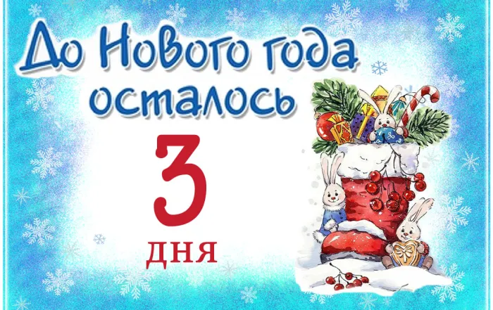 Красивые картинки до Нового года осталось 3 дня. Красивые и прикольные картинки до Нового года осталось 3 дня