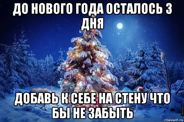 Красивые картинки до Нового года осталось 3 дня. Красивые и прикольные картинки до Нового года осталось 3 дня