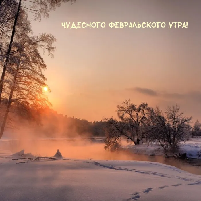 Красивые картинки "Доброе утро февраля". Красивые картинки с Добрым утром февраля