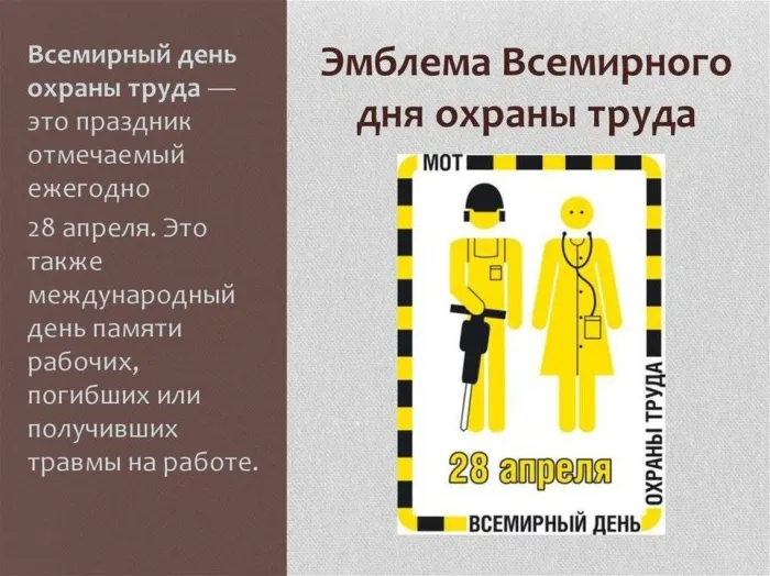 Картинки со Всемирным днем охраны труда (60 открыток). Красивые картинки с Днем охраны труда