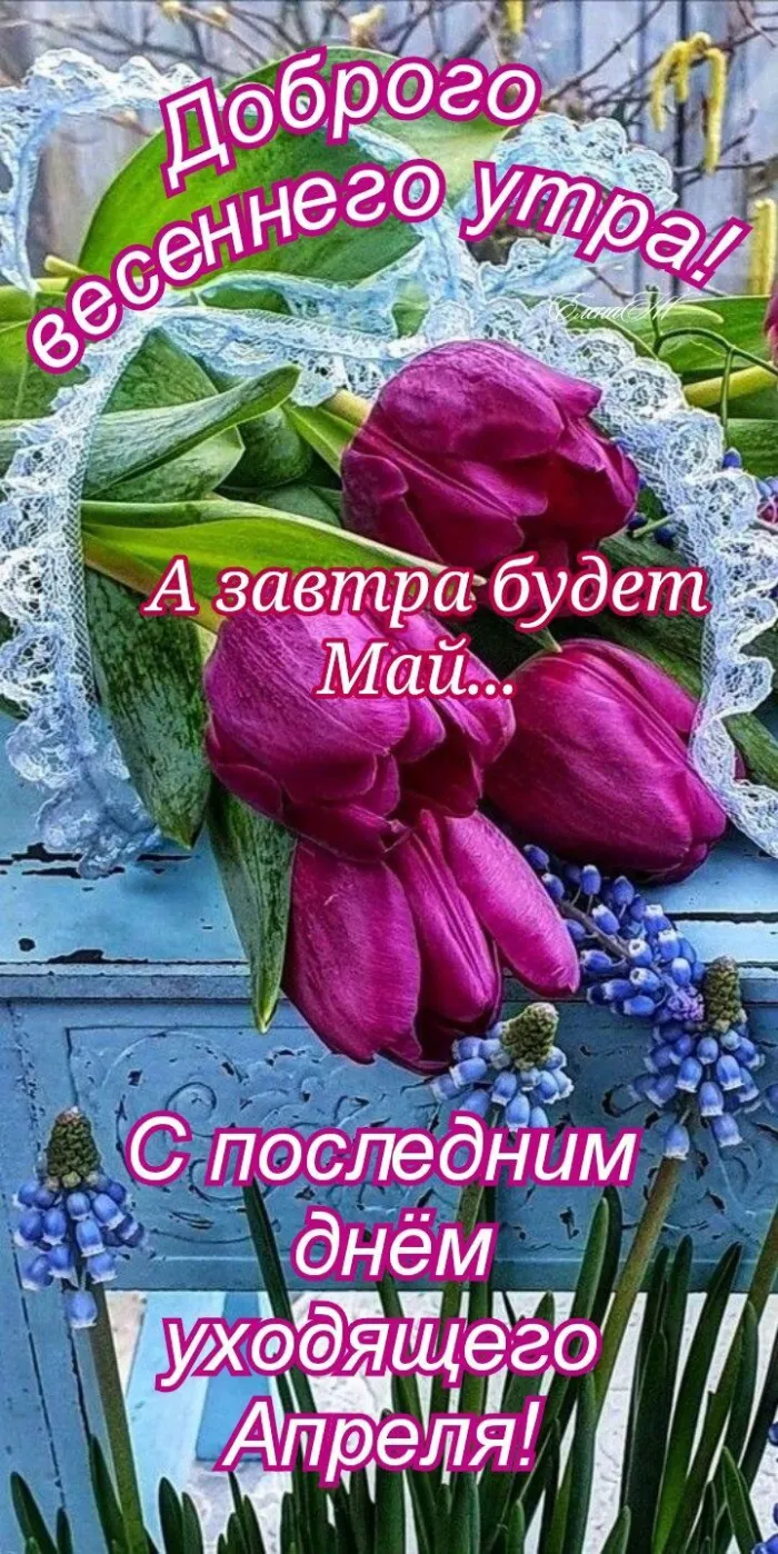 Картинки с Последним днем апреля (40 открыток). Красивые и прикольные картинки с последним днем апреля