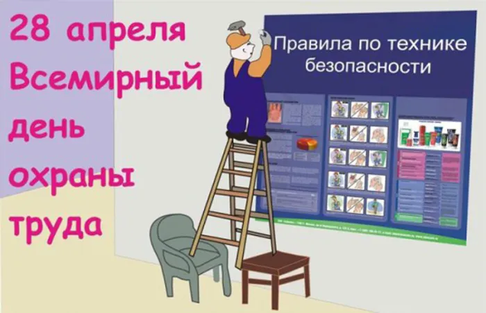 Картинки со Всемирным днем охраны труда (60 открыток). Красивые картинки с Днем охраны труда