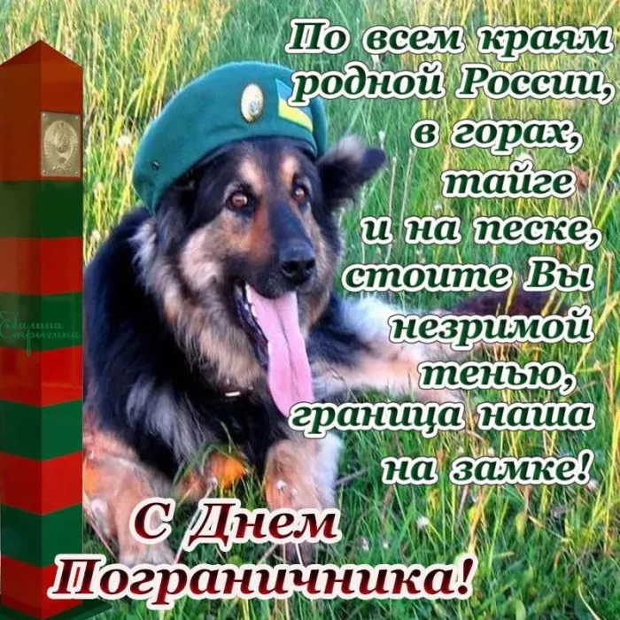 Красивые открытки с Днем пограничника (105 открыток). Картинки с надписями и поздравлениями