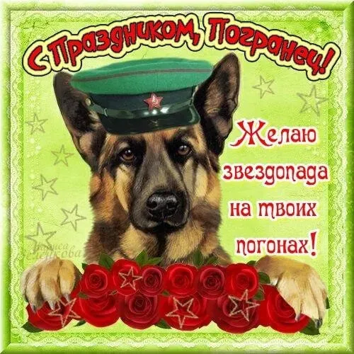 Красивые открытки с Днем пограничника (105 открыток). Картинки с надписями и поздравлениями