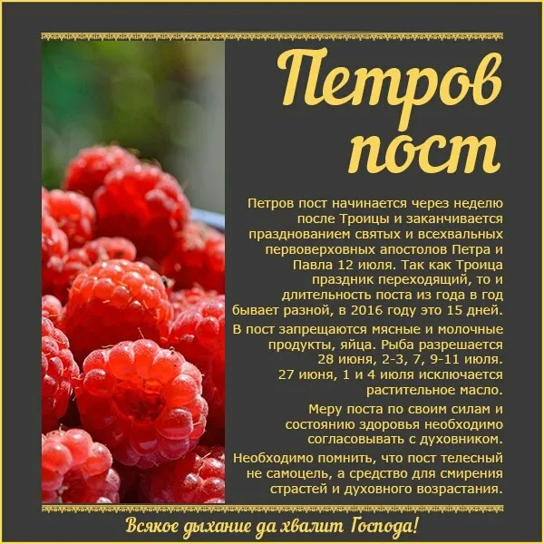 Картинки с началом Петрова поста (45 открыток). Открытки на Петров пост