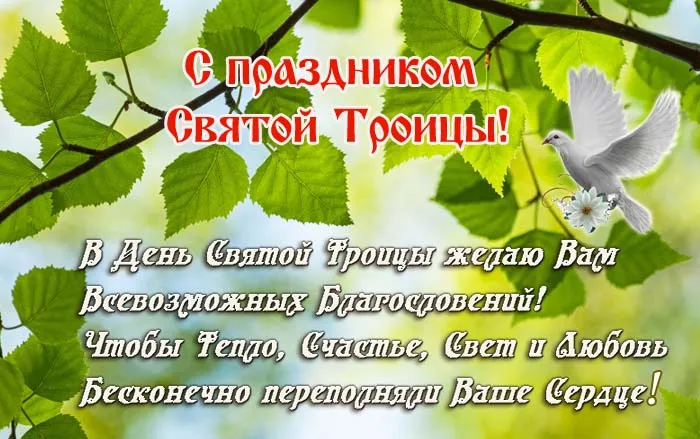 Картинки с Троицей (135 открыток). Троица: картинки с поздравлениями и надписями