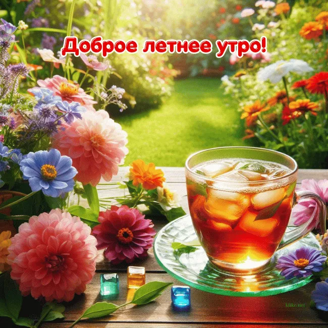 Картинки с Добрым утром лета (230 открыток). Красивые и позитивные картинки Доброе летнее утро
