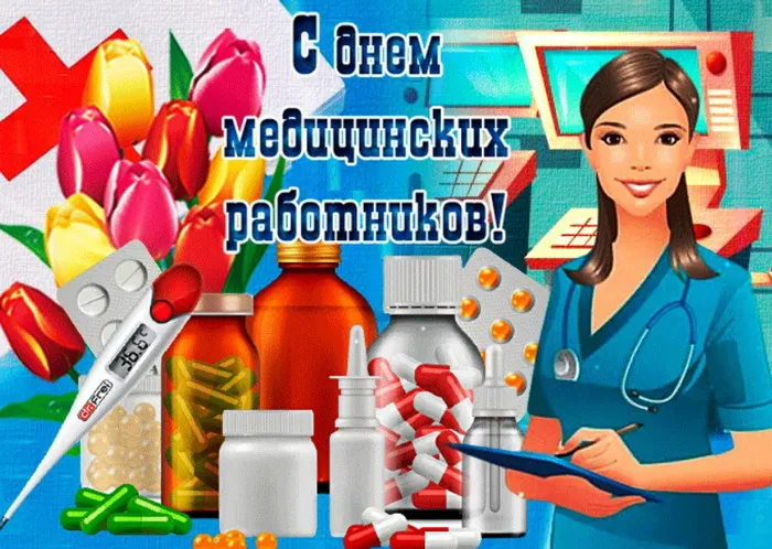 Картинки с Днем медицинского работника (230 открыток). Картинки с с Днем медицинского работника