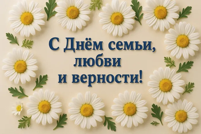 Картинки с Днем семьи, любви и верности (130 открыток). Красивые картинки на День семьи, любви и верности