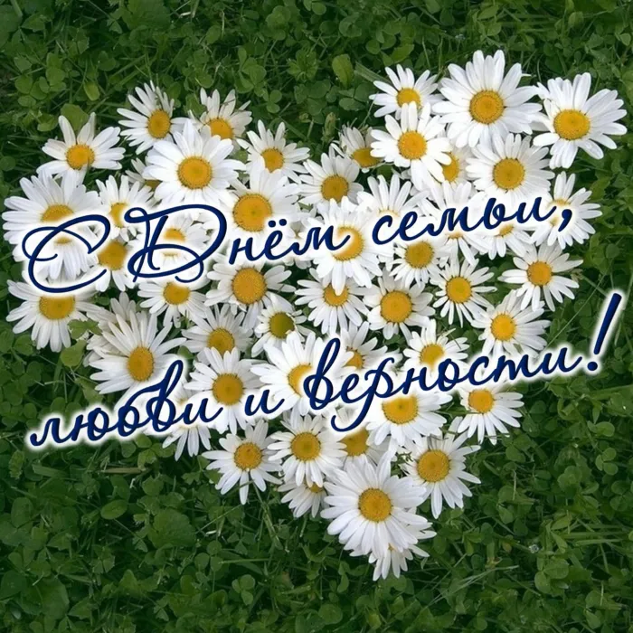 Картинки с Днем семьи, любви и верности (130 открыток). Красивые картинки на День семьи, любви и верности