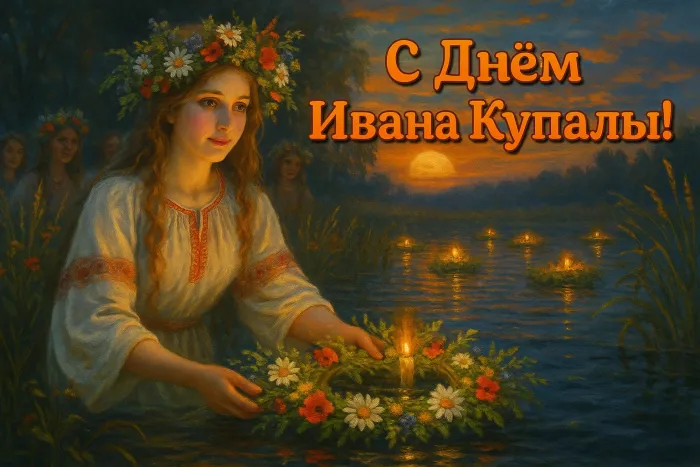 Картинки с Днем Ивана Купалы (165 открыток)
