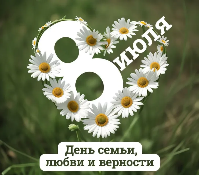 Картинки с Днем семьи, любви и верности (130 открыток). Красивые картинки на День семьи, любви и верности