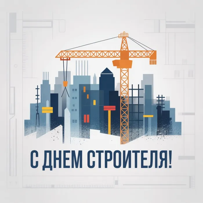 Картинки с Днем строителя (110 открыток). Новые открытки на День строителя