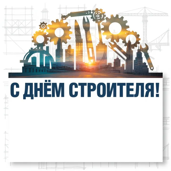 Картинки с Днем строителя (110 открыток). Новые открытки на День строителя