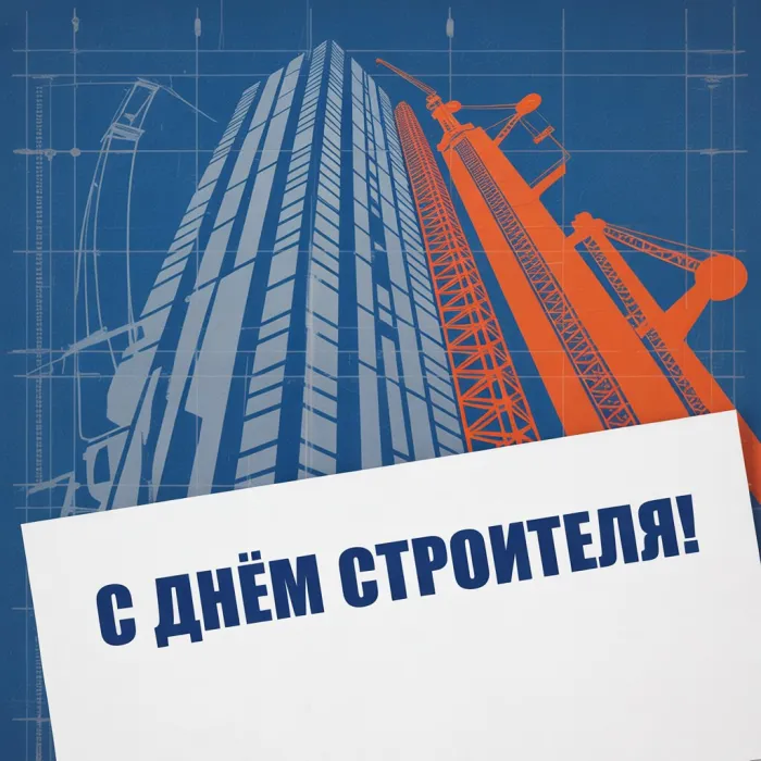 Картинки с Днем строителя (110 открыток). Новые открытки на День строителя