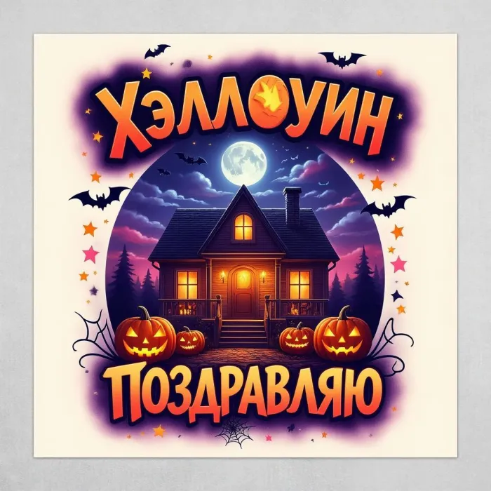 Открытки с Хэллоуином (230 картинок с поздравлениями). Новые открытки с Хэллоуином