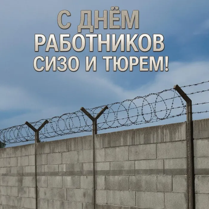 Картинки с Днем работников СИЗО и тюрем (60 открыток). Новые открытки с Днем работников СИЗО и тюрем
