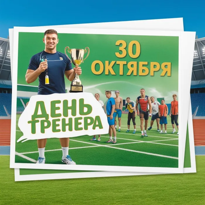 Открытки с Днем тренера (235 картинок с поздравлениями). Новые открытки с Днем тренера
