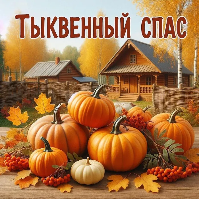 Открытки с Тыквенным Спасом (50 картинок с поздравлениями). Новые открытки с Тыквенным Спасом