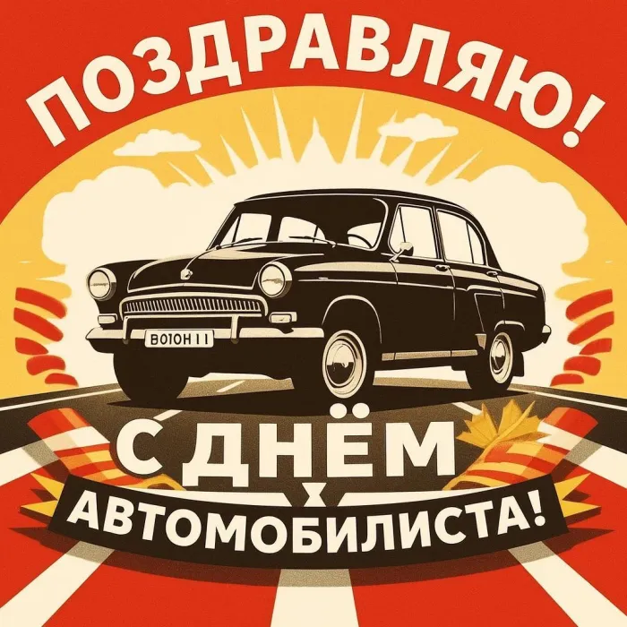 Картинки с Днем автомобилиста (340 открыток). Новые открытки с Днём автомобилиста