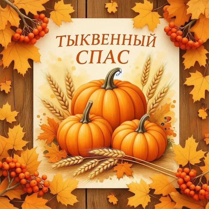Открытки с Тыквенным Спасом (50 картинок с поздравлениями). Новые открытки с Тыквенным Спасом