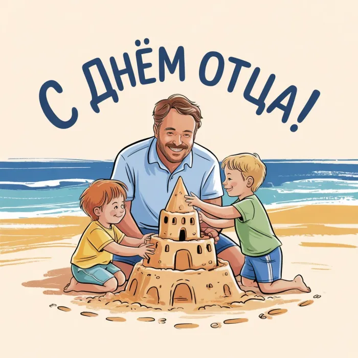 Картинки с Днем отца (165 открыток). Новые картинки с Днем отца