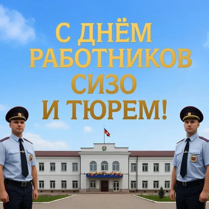 Картинки с Днем работников СИЗО и тюрем (60 открыток). Новые открытки с Днем работников СИЗО и тюрем