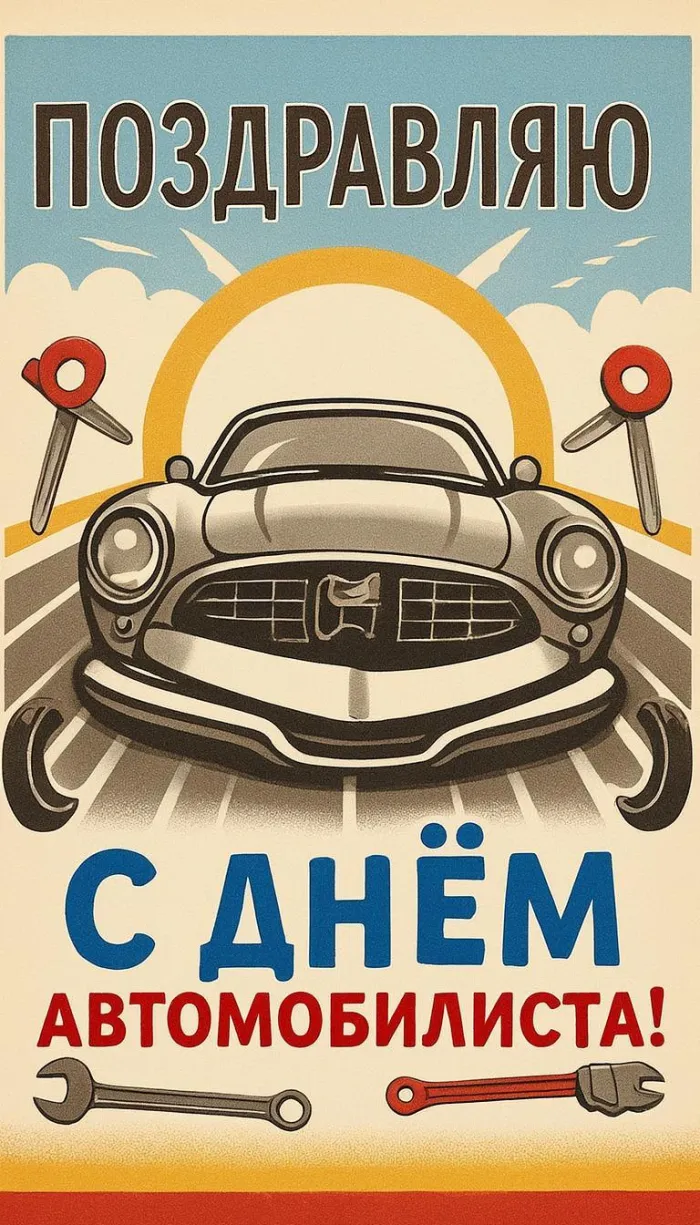 Картинки с Днем автомобилиста (340 открыток). Новые открытки с Днём автомобилиста