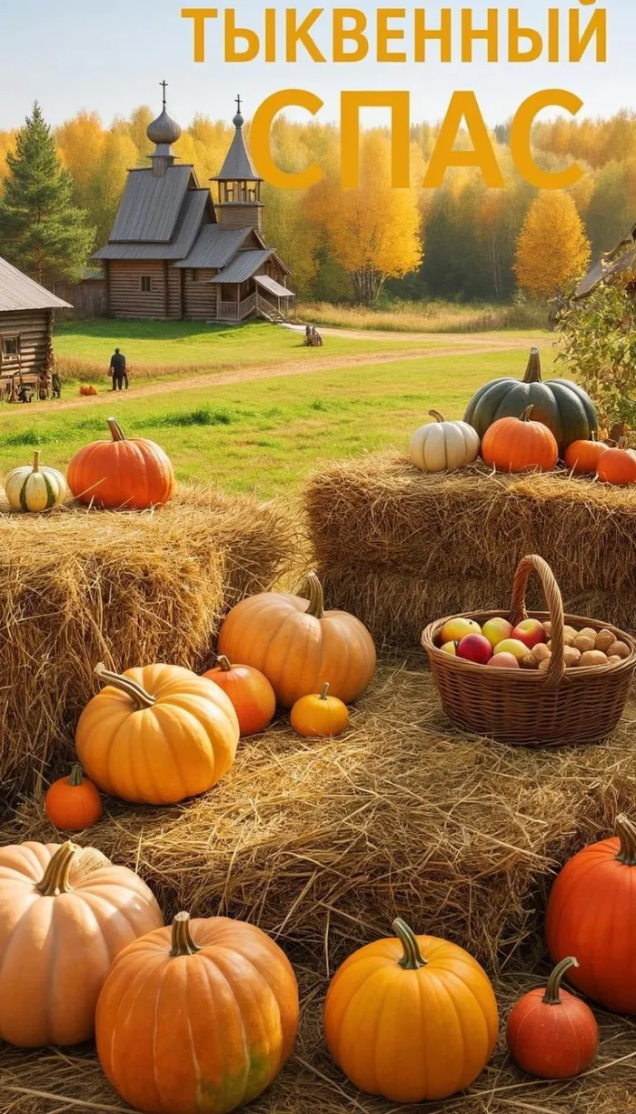 Открытки с Тыквенным Спасом (50 картинок с поздравлениями). Новые открытки с Тыквенным Спасом