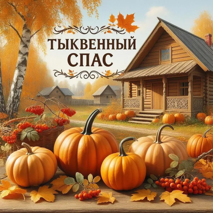 Открытки с Тыквенным Спасом (50 картинок с поздравлениями). Новые открытки с Тыквенным Спасом