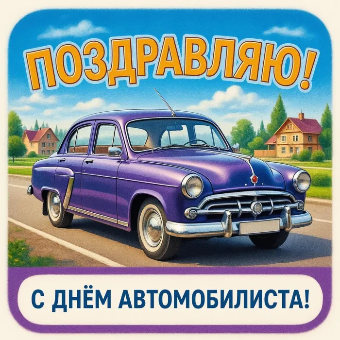 Картинки с Днем автомобилиста (340 открыток). Новые открытки с Днём автомобилиста