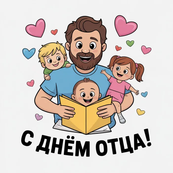 Картинки с Днем отца (165 открыток). Новые картинки с Днем отца