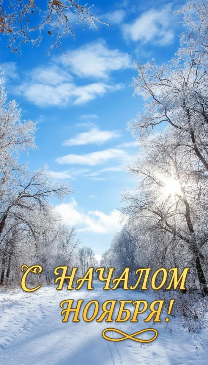 Картинки с первым днем ноября (100 открыток). Оригинальные картинки с началом ноября