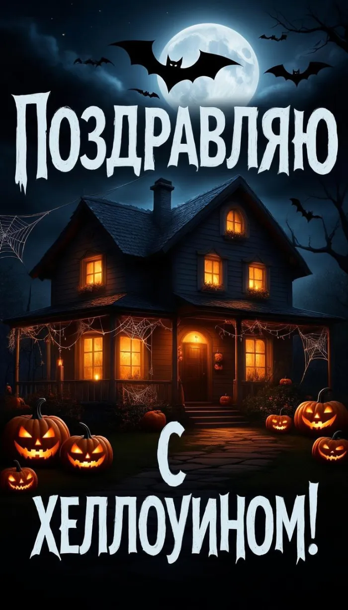 Открытки с Хэллоуином (230 картинок с поздравлениями). Новые открытки с Хэллоуином