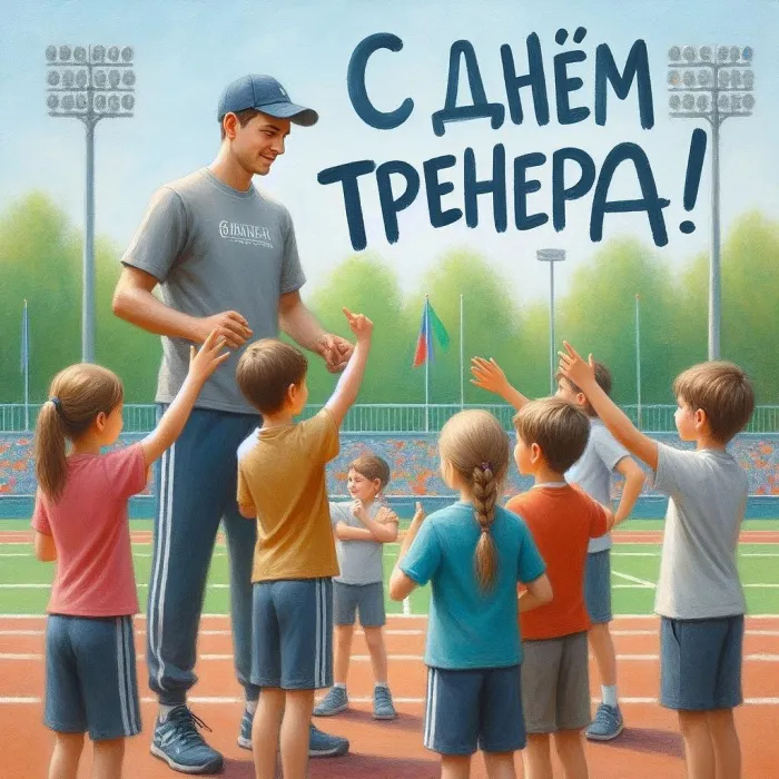 Открытки с Днем тренера (235 картинок с поздравлениями). Новые открытки с Днем тренера