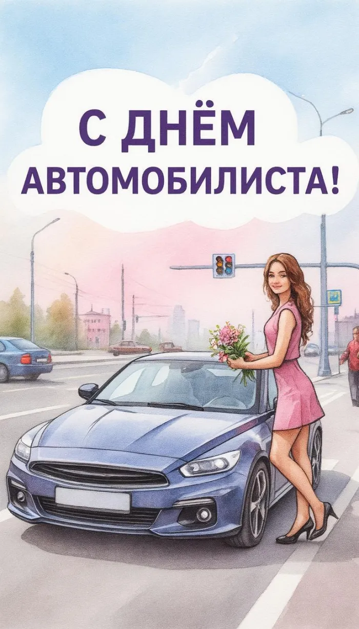Картинки с Днем автомобилиста (340 открыток). Новые открытки с Днём автомобилиста