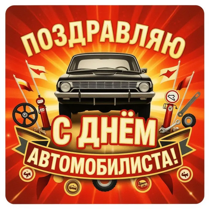 Картинки с Днем автомобилиста (340 открыток). Новые открытки с Днём автомобилиста