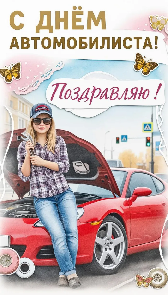 Картинки с Днем автомобилиста (340 открыток). Новые открытки с Днём автомобилиста