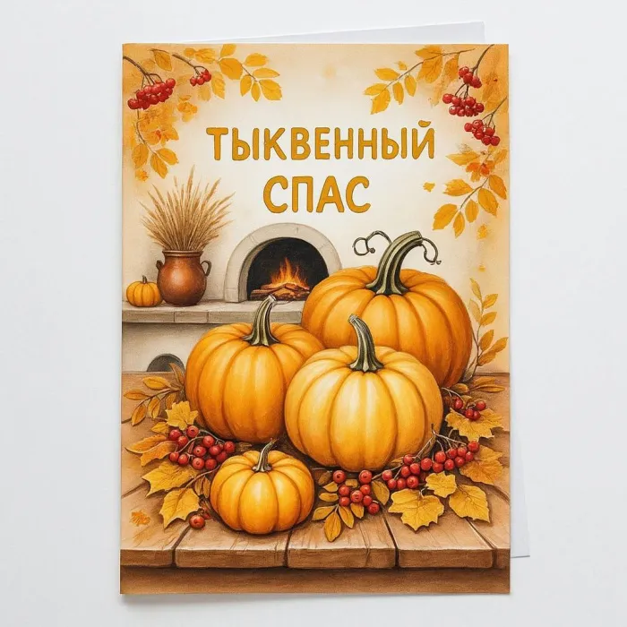 Открытки с Тыквенным Спасом (50 картинок с поздравлениями). Новые открытки с Тыквенным Спасом