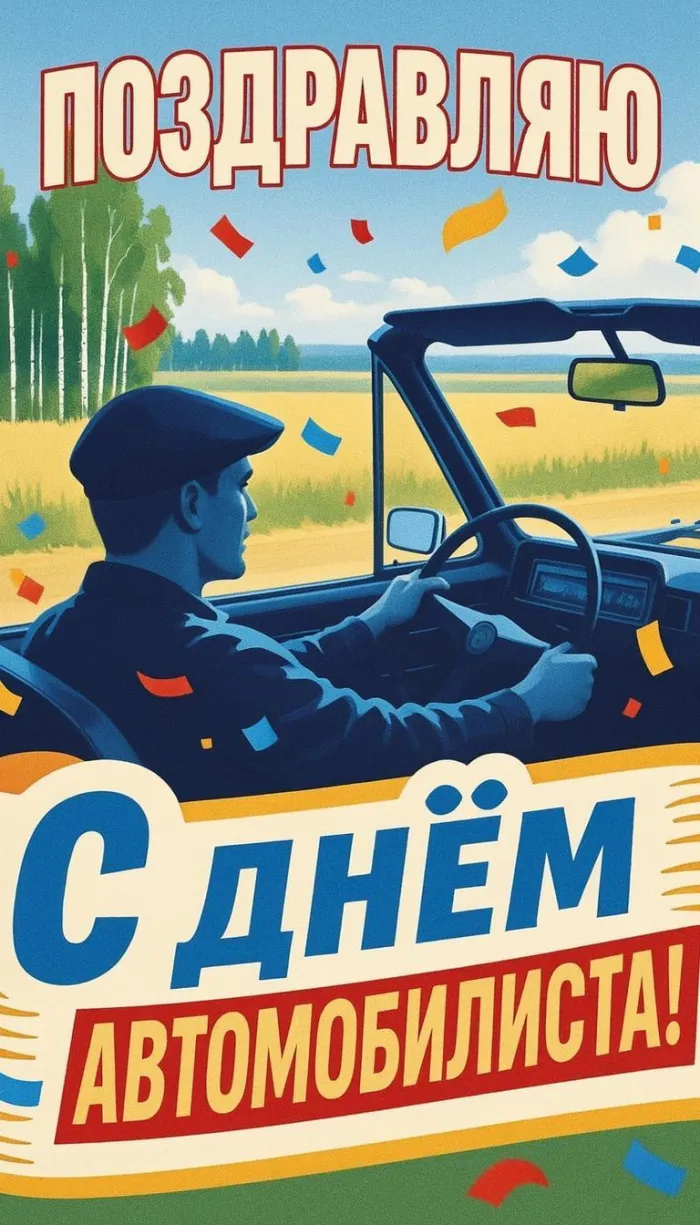 Картинки с Днем автомобилиста (340 открыток). Новые открытки с Днём автомобилиста