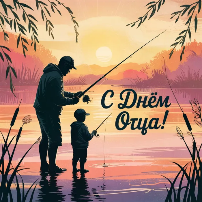 Картинки с Днем отца (165 открыток). Новые картинки с Днем отца