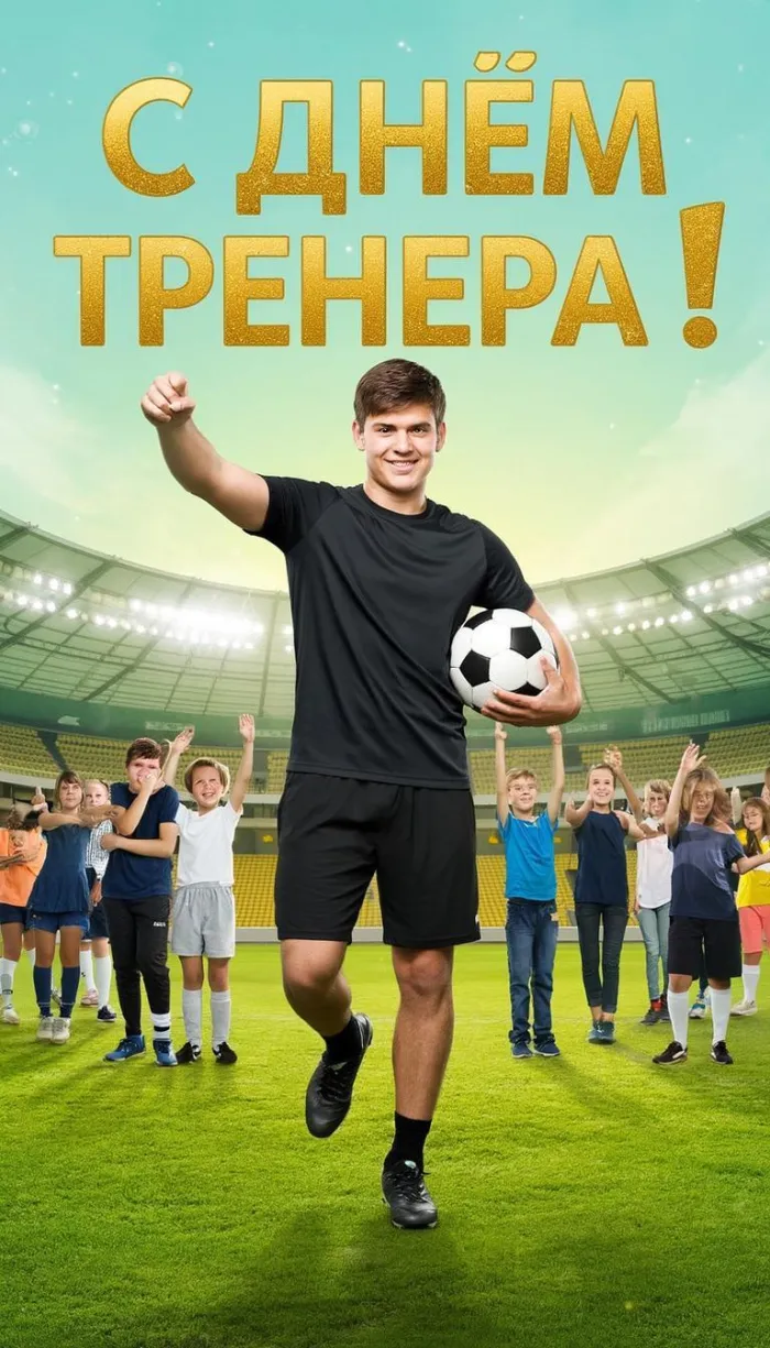 Открытки с Днем тренера (235 картинок с поздравлениями). Новые открытки с Днем тренера