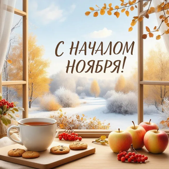 Картинки с первым днем ноября (100 открыток). Оригинальные картинки с началом ноября