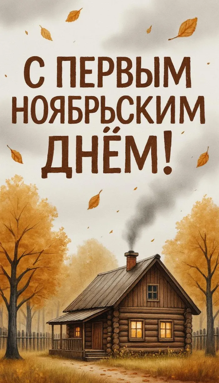 Картинки с первым днем ноября (100 открыток). Позитивные картинки с первым ноябрьским днем
