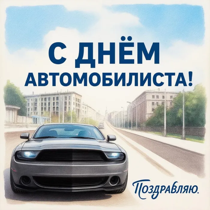 Картинки с Днем автомобилиста (340 открыток). Новые открытки с Днём автомобилиста