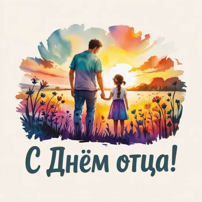Картинки с Днем отца (165 открыток). Новые картинки с Днем отца