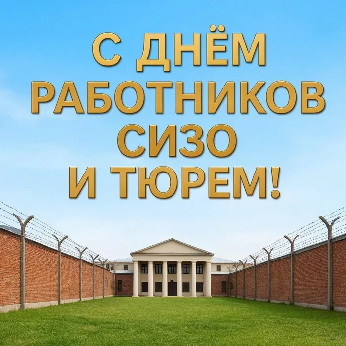 Картинки с Днем работников СИЗО и тюрем (60 открыток). Новые открытки с Днем работников СИЗО и тюрем